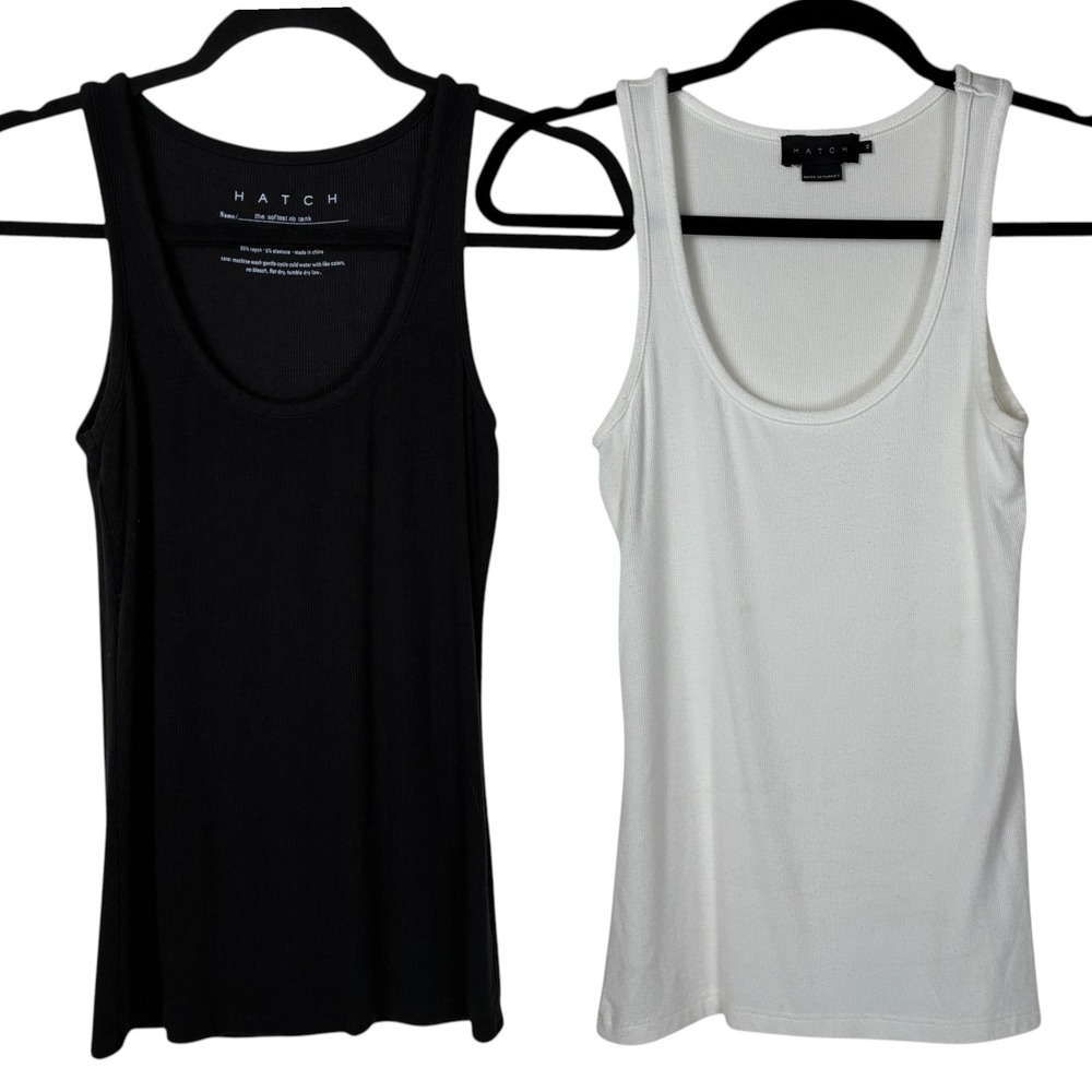 Bundle Hatch Tank Tops Size XS Black White